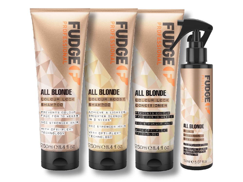 Fudge launches new range hair blonde care