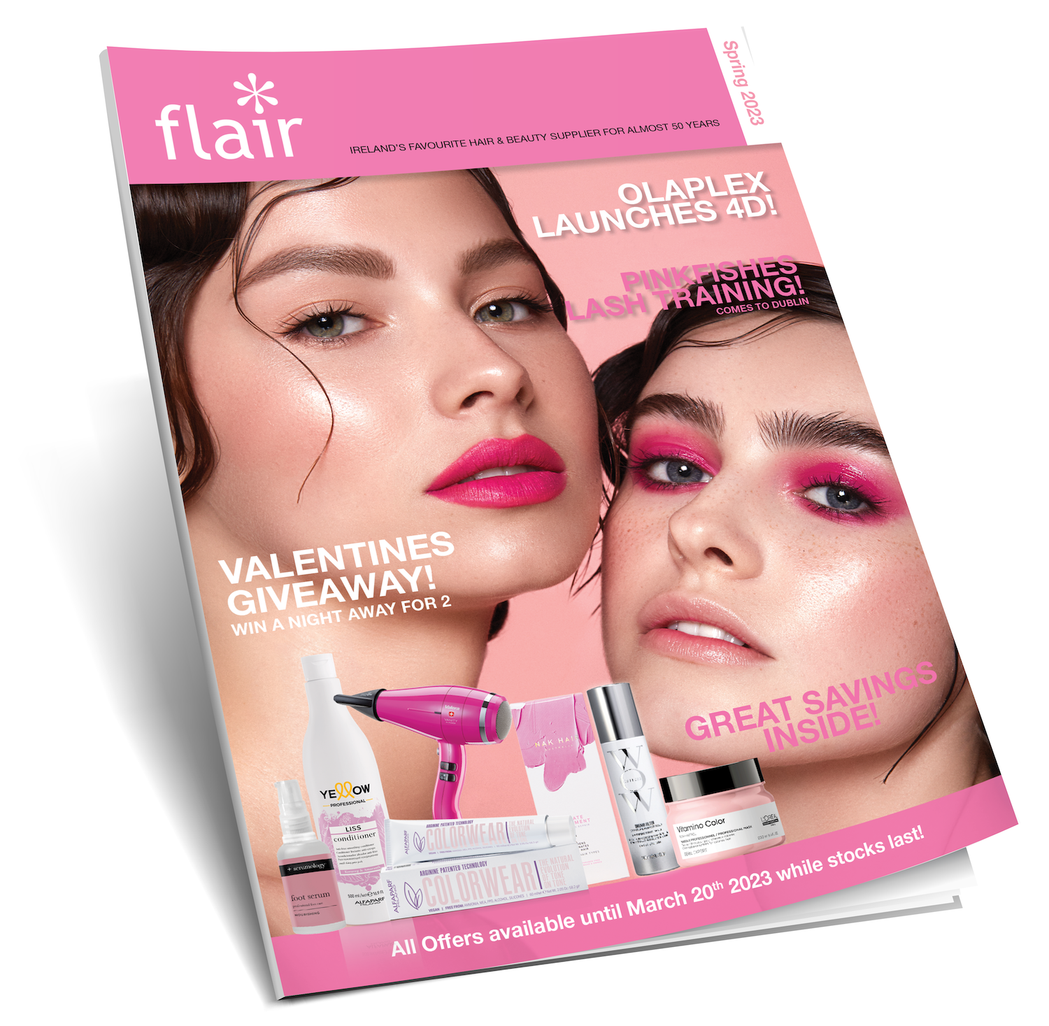 Flair Hair and Beauty Spring 2023 flyer