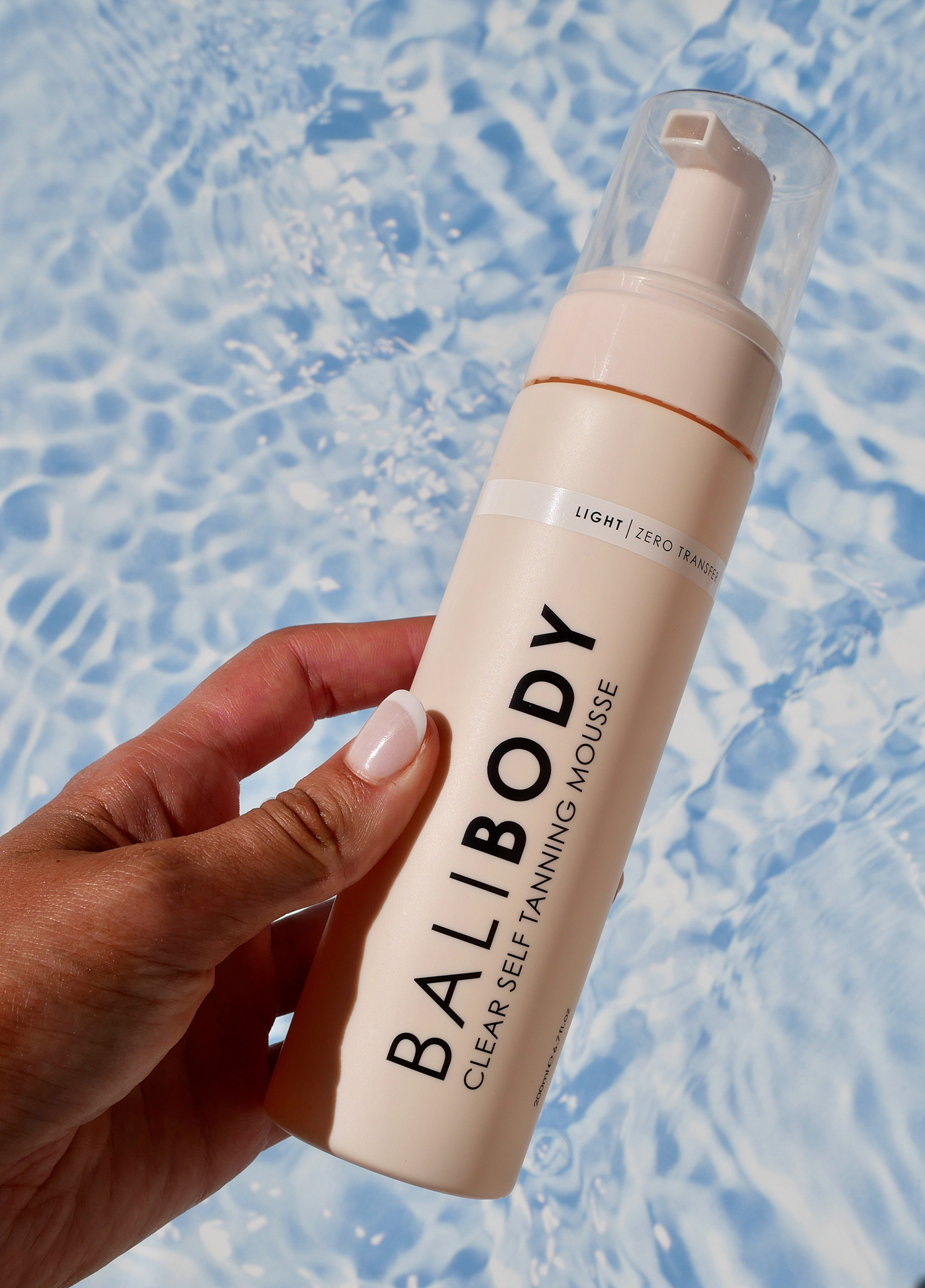 Bali Body - Before & after using Bali Body Face Tan Water