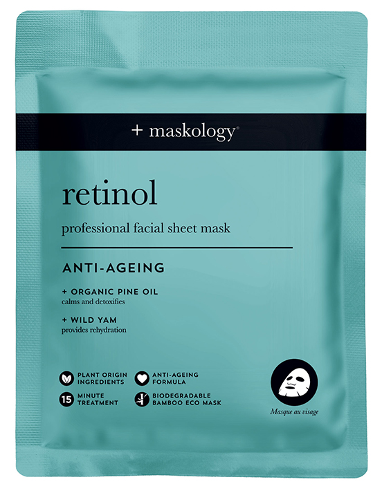 maskology retinol sheet mask